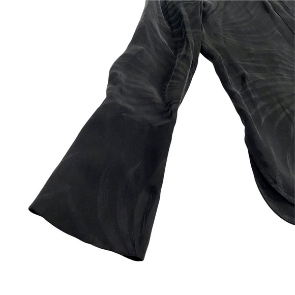 EQUIPMENT Jacquard Silk Bell Sleeve Blouse - Picture 8 of 12